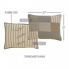 Load image into Gallery viewer, Sawyer Mill Charcoal Standard Sham 21x27