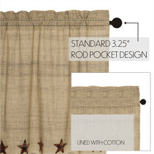 Load image into Gallery viewer, Abilene Star Valance 16x72