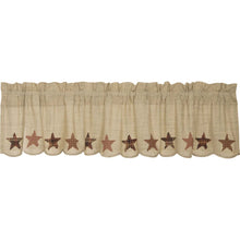 Load image into Gallery viewer, Abilene Star Valance 16x72