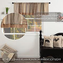 Load image into Gallery viewer, Sawyer Mill Charcoal Patchwork Valance 19x72