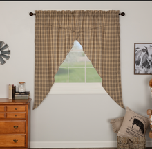 Load image into Gallery viewer, Sawyer Mill Charcoal Plaid Prairie Short Panel Set of 2 63x36x18