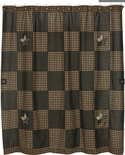 Load image into Gallery viewer, Farmhouse star shower curtain