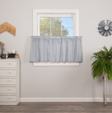 Load image into Gallery viewer, Sawyer Mill Blue Ticking Stripe Tier Set of 2 L24xW36h