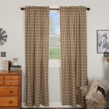 Load image into Gallery viewer, Sawyer Mill Charcoal Plaid Panel Set of 2 84x40