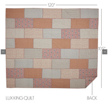 Load image into Gallery viewer, Kaila Luxury King Quilt 120Wx105Li