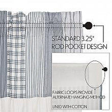 Load image into Gallery viewer, Sawyer Mill Blue Patchwork Valance 19x72
