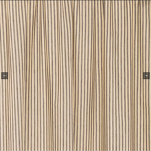 Load image into Gallery viewer, Sawyer Mill Charcoal Ticking Stripe Panel Set of 2 84x40