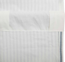 Load image into Gallery viewer, Sawyer Mill Blue Ticking Stripe Panel Set of 2 84x40