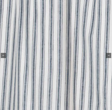 Load image into Gallery viewer, Sawyer Mill Blue Ticking Stripe Prairie Long Panel Set of 2 84x36x18