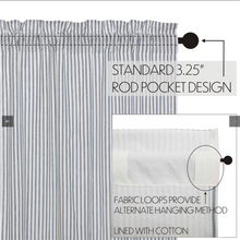 Load image into Gallery viewer, Sawyer Mill Blue Ticking Stripe Tier Set of 2 L36xW36