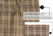 Load image into Gallery viewer, Sawyer Mill Charcoal Plaid Panel Set of 2 84x40