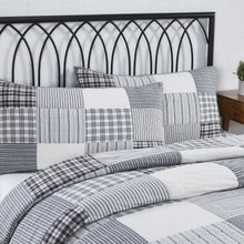 Load image into Gallery viewer, Sawyer Mill Black King Sham 21x37