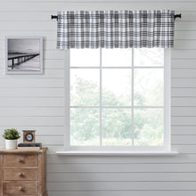 Load image into Gallery viewer, Sawyer Mill Black Plaid Valance 16x72