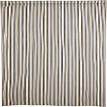 Load image into Gallery viewer, Kaila Ticking Stripe Shower Curtain 72x72