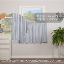 Load image into Gallery viewer, Sawyer Mill Blue Ticking Stripe Tier Set of 2 L36xW36
