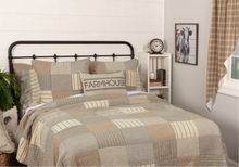 Load image into Gallery viewer, Sawyer Mill Charcoal Luxury King Quilt 120Wx105L