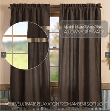 Load image into Gallery viewer, Kettle Grove Short Panel with Attached Valance Block Border Set of 2 63x36