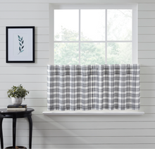 Load image into Gallery viewer, Sawyer Mill Black Plaid Tier Set of 2 L24xW36