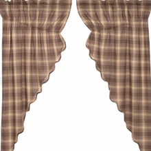 Load image into Gallery viewer, Dawson Star Scalloped Prairie Short Panel Set of 2 63x36x18