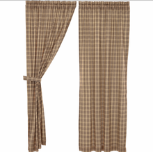 Load image into Gallery viewer, Sawyer Mill Charcoal Plaid Panel Set of 2 84x40