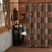 Load image into Gallery viewer, Farmhouse Star Shower Curtain