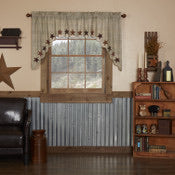 Load image into Gallery viewer, Abilene Star Swag Curtain Set of 2