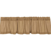 Load image into Gallery viewer, Burlap Natural Valance