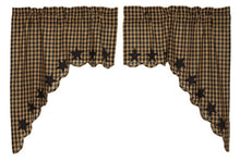 Load image into Gallery viewer, Black or Burgundy Star Swag