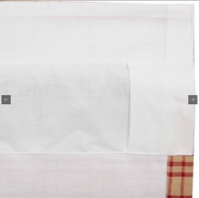 Load image into Gallery viewer, Sawyer Mill Red Plaid Prairie Short Panel Set of 2 63x36x18
