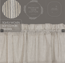 Load image into Gallery viewer, Hatteras Seersucker Blue Ticking Stripe Panel Set of 2
