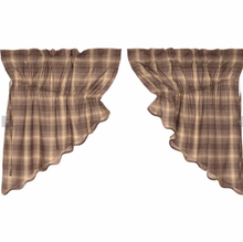 Load image into Gallery viewer, Dawson Star Scalloped Prairie Swag Set of 2 36x36x18
