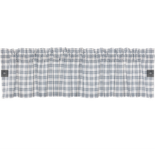 Load image into Gallery viewer, Sawyer Mill Blue Plaid Valance 16x72
