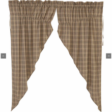 Load image into Gallery viewer, Sawyer Mill Charcoal Plaid Prairie Short Panel Set of 2 63x36x18
