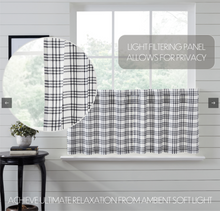 Load image into Gallery viewer, Sawyer Mill Black Plaid Tier Set of 2 L24xW36
