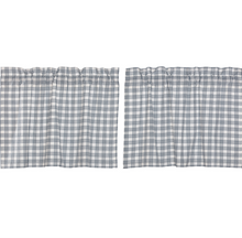Load image into Gallery viewer, Sawyer Mill Blue Plaid Tier Set of 2 L24xW36
