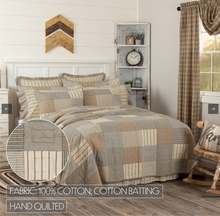 Load image into Gallery viewer, Sawyer Mill Charcoal Queen Quilt 90Wx90L
