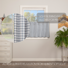 Load image into Gallery viewer, Sawyer Mill Blue Plaid Tier Set of 2 L24xW36
