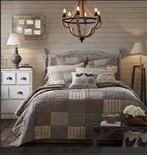 Load image into Gallery viewer, Sawyer Mill Charcoal Luxury King Quilt 120Wx105L
