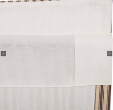 Load image into Gallery viewer, Sawyer Mill Charcoal Ticking Stripe Panel Set of 2 84x40
