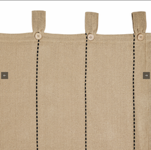 Load image into Gallery viewer, Stitched Burlap Natural Valance 16x72
