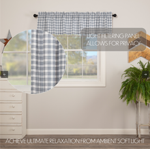 Load image into Gallery viewer, Sawyer Mill Blue Plaid Valance 16x72
