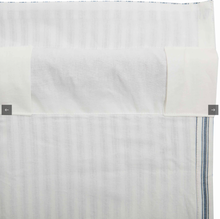Load image into Gallery viewer, Sawyer Mill Blue Ticking Stripe Prairie Long Panel Set of 2 84x36x18
