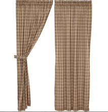 Load image into Gallery viewer, Sawyer Mill Charcoal Plaid Panel Set of 2 84x40
