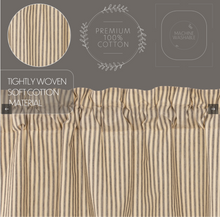 Load image into Gallery viewer, Sawyer Mill Charcoal Ticking Stripe Panel Set of 2 84x40
