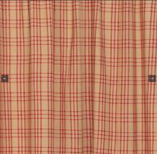 Load image into Gallery viewer, Sawyer Mill Red Plaid Valance 16x72
