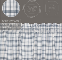 Load image into Gallery viewer, Sawyer Mill Blue Plaid Panel Set of 2 84x40
