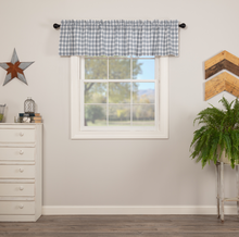 Load image into Gallery viewer, Sawyer Mill Blue Plaid Valance 16x72
