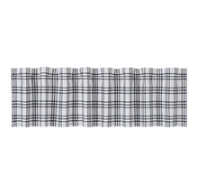 Load image into Gallery viewer, Sawyer Mill Black Plaid Valance 16x72
