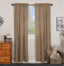 Load image into Gallery viewer, Sawyer Mill Charcoal Plaid Panel Set of 2 84x40
