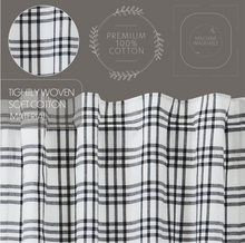 Load image into Gallery viewer, Sawyer Mill Black Plaid Panel Set of 2 84x40
